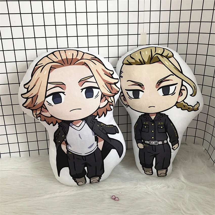 Набивная Подушка Takerlama Токийский Мстители Ken Ryuguji Haori Sano Manjirou Hanagaki Takemichi Keisuke Plushie