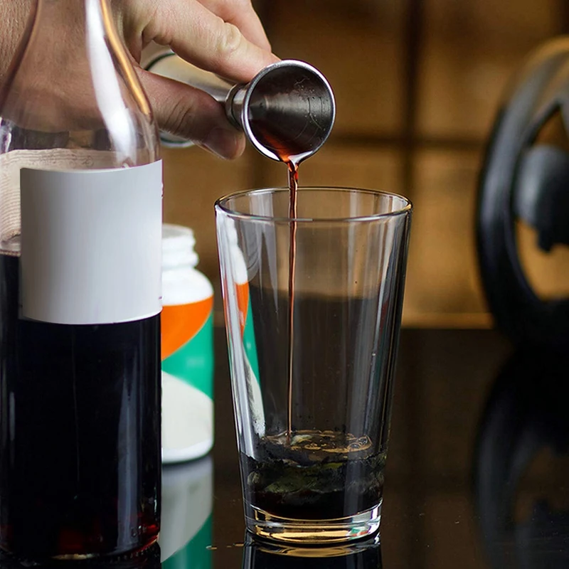 Комплект из 2 предметов двойной шейкер для коктейля мерный стаканчик комплект