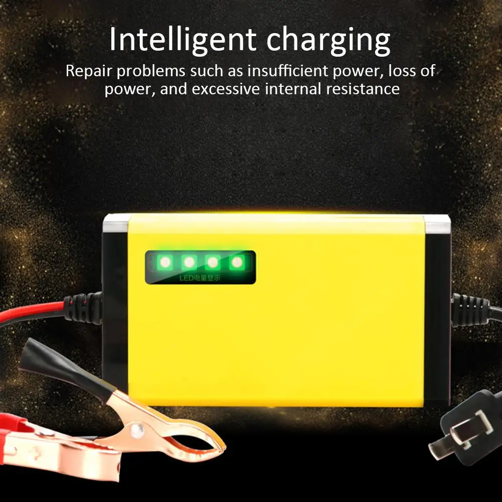 Полностью автоматическое автомобильное зарядное устройство для аккумулятора 12