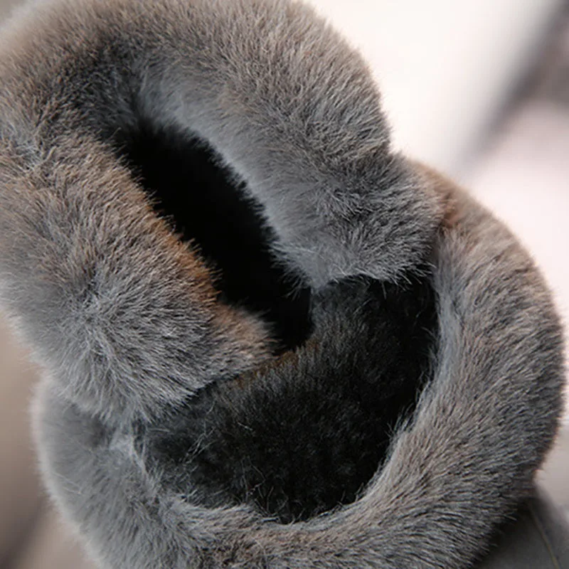 Теплые зимние ботинки CUZULLAA с плюшевой подкладкой для девочек зимняя обувь