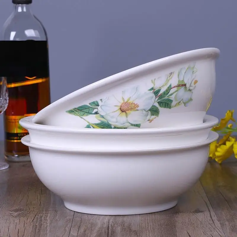 Porcelain Tazone Noodles Saladier Dondurma Kasesi Dish Sauce Ramen Plate Tigela Dining Bar Soup Ceramic Ceramica Kitchen Bowl | Дом и сад