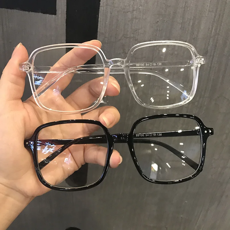 

Квадратные очки большого размера, черная оправа, брендовые дизайнерские линзы с защитой от синего света, очки с диоптриями для близорукости