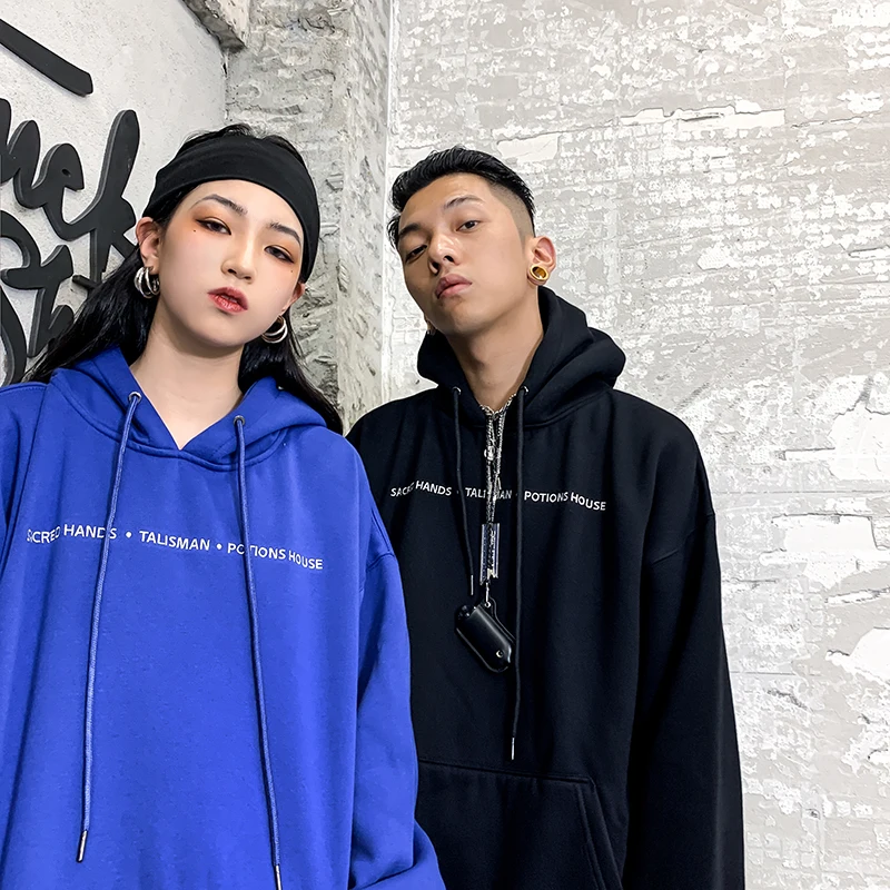 Мужская толстовка с капюшоном и надписью в стиле хип-хоп | одежда