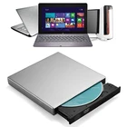 Тонкий внешний CD-проигрыватель USB 2,0, портативный dvd-проигрыватель, DVD-ридер, записывающий привод, оптические приводы для ноутбука, компьютера, бесплатная доставка