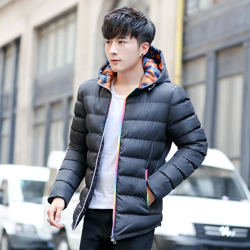 Пальто Студенческая зимняя Рабочая одежда куртка мужская Толстая теплая парка