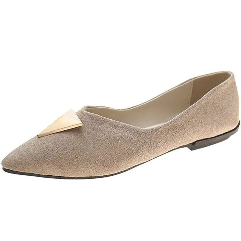 

Pointed Toe Korean Shoes Shallow Mouth Casual Female Sneakers Dress Flats Women 2021 Comfortable New Lace-Up PU Slip-On Rubber S