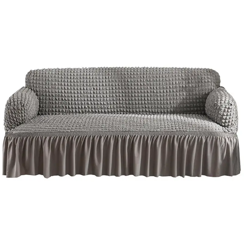 solid color elastic sofa cover for living room printed plaid stretch sectional slipcovers sofa couch cover l shape free global shipping