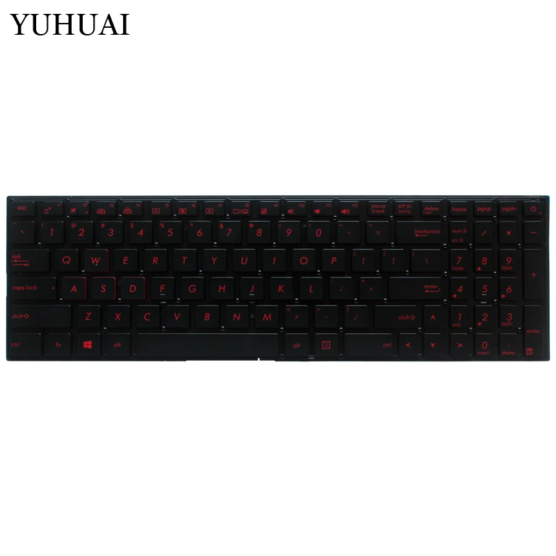 Клавиатура для ноутбуков ASUS GL702 GL702VT GL702VM 0KNB0 662LUS00 AEBK5U00030 английская клавиатура с