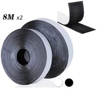 8x0 02m strong self adhesive hook and loop fastener tape sticker autoadhesivo adhesive with glue for diy