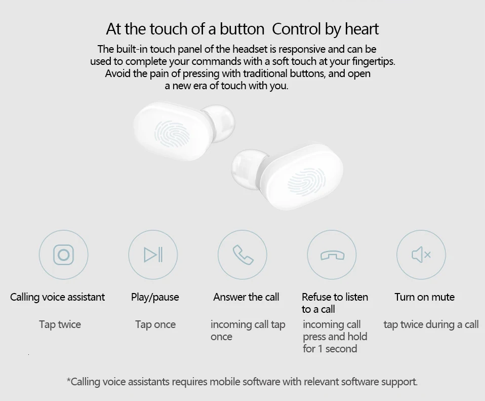 New Xiaomi MIjia Airdots earphone TWS Bluetooth 5.0 Earphone Youth Version Touch Control with Charging Box white mini in stock