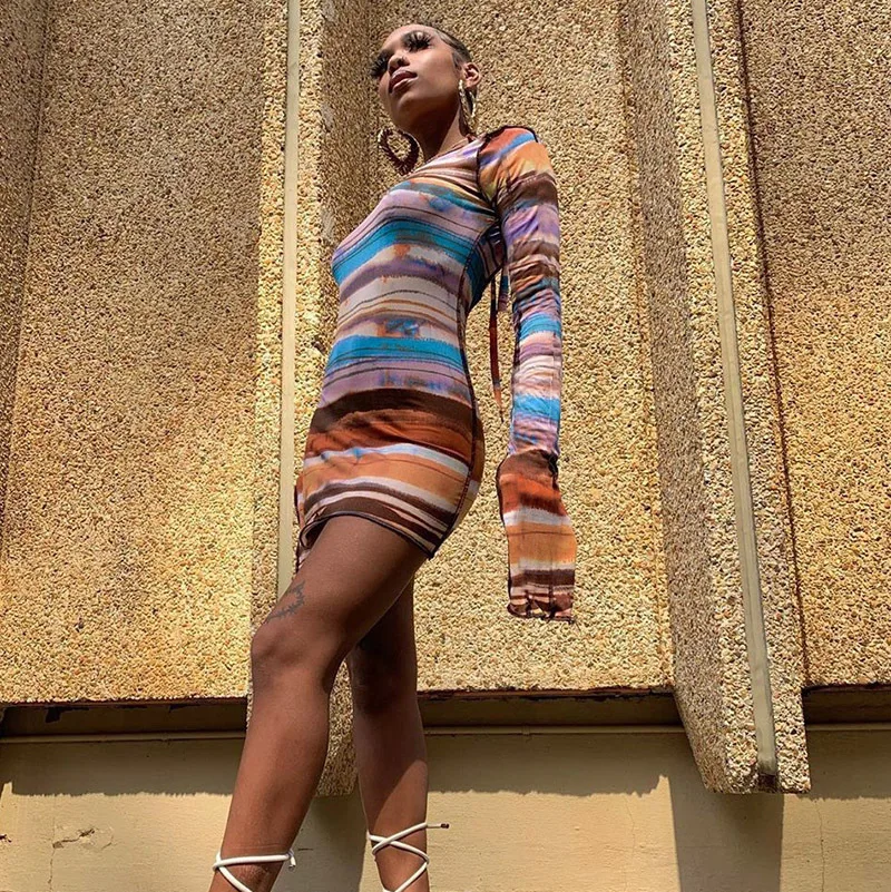 Африканские женские платья Пляжное Платье и туника с круглым вырезом длинными