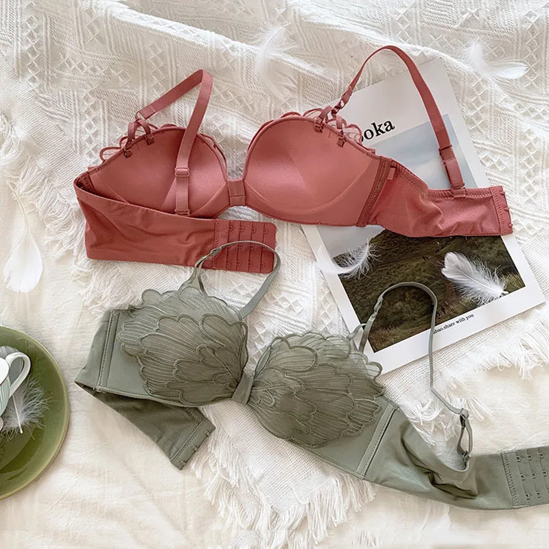 Roseheart Весенняя Новинка женское модное зеленое Сексуальное белье беспроводной