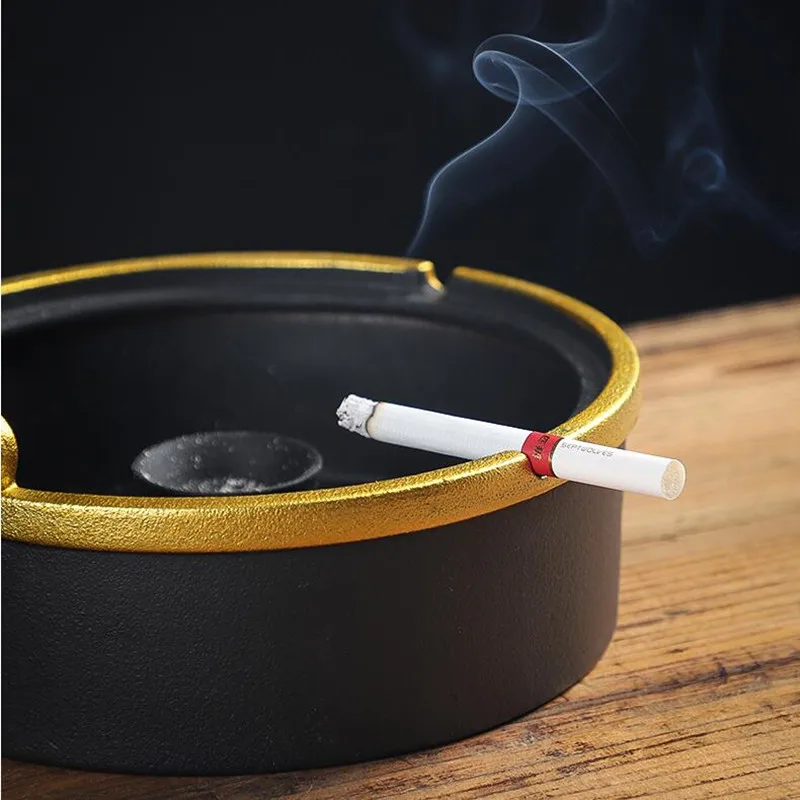

Creative Personality Fashion Windproof Ceramic Ashtray Large Living Room Home European Style Wukong Ashtray