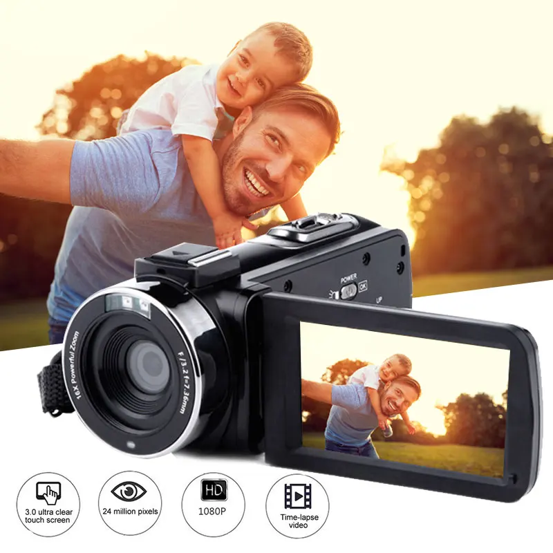 WIFI инфракрасная фотография Цифровая видеокамера Full HD 1080P Портативные