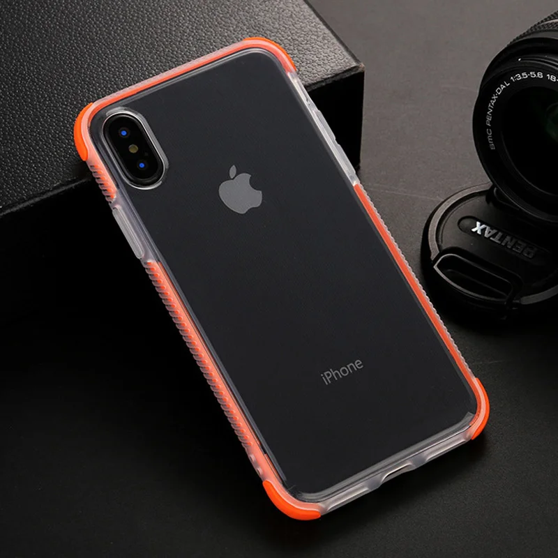 

Ultra-thin Soft TPU Shockproof Transparent Case for Apple iPhone XR X XS Max 8 7 6 6s Plus Clear Slim Phone Cover Coque Fundas