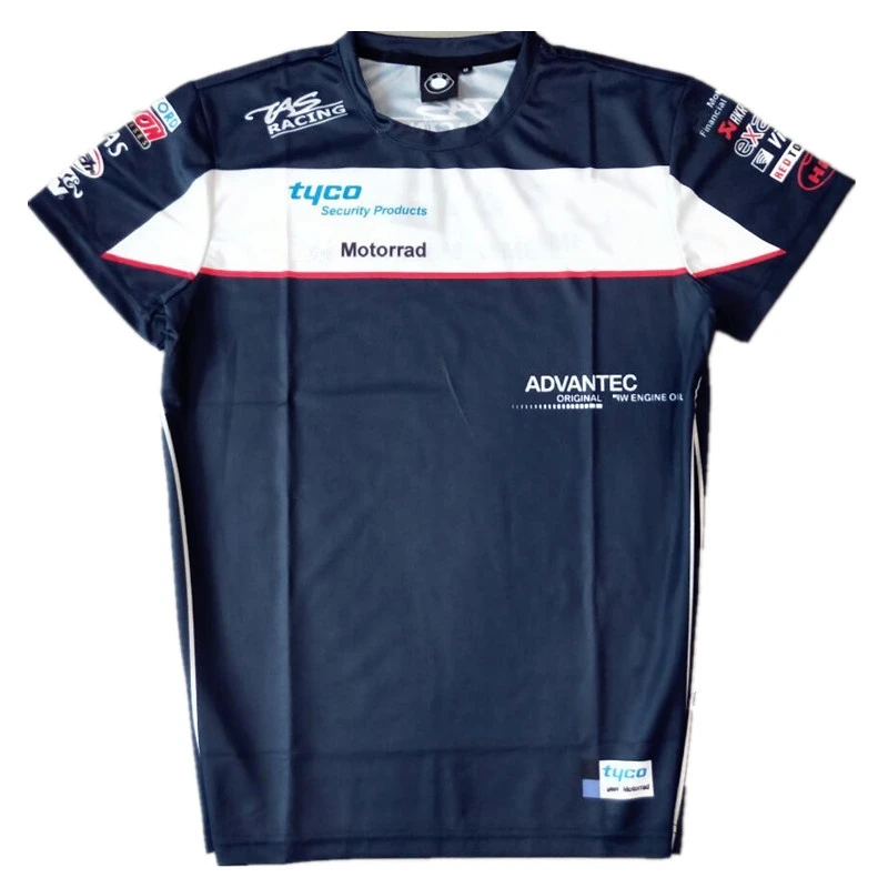 Быстросохнущая футболка для мотогонок Спортивная езды на велосипеде мотокросса