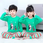 Детские Рождественские детские пижамы, детские пижамные комплекты для мальчиков девочек-младенцев с тематикой Хэллоуина, пижама, одежда для сна из хлопка, детская одежда