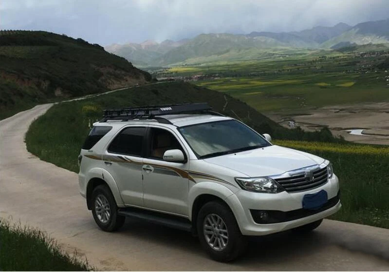 Подножки для TOYOTA Fortuner 2008 2021 боковые ступенчатые педали высококачественные