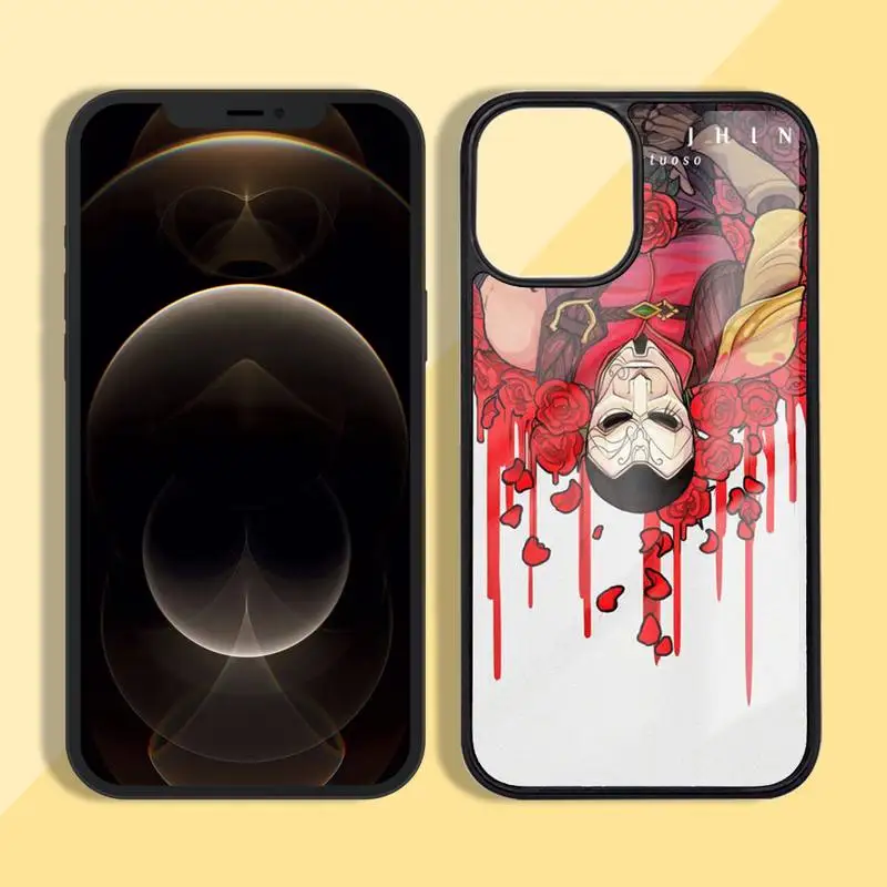 

Lol The Virtuoso Jhin Phone Case Silicone TPU+PC For iPhone11 12 mini Pro MAX 7 8 Plus X XR XS Samsung S20 10 9 8 Plus ultra