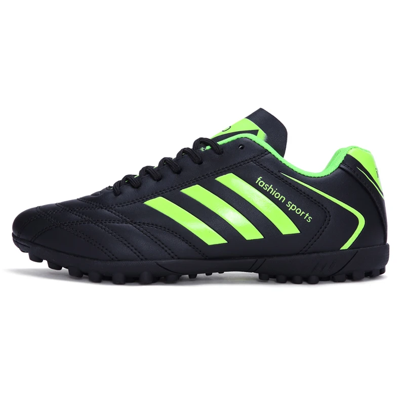 Men Football Shoes Athletic Soccer Shoes Kids Adults Soccer Cleats Training Football Sneakers Men Chaussures De Football Homme - Цвет: black2