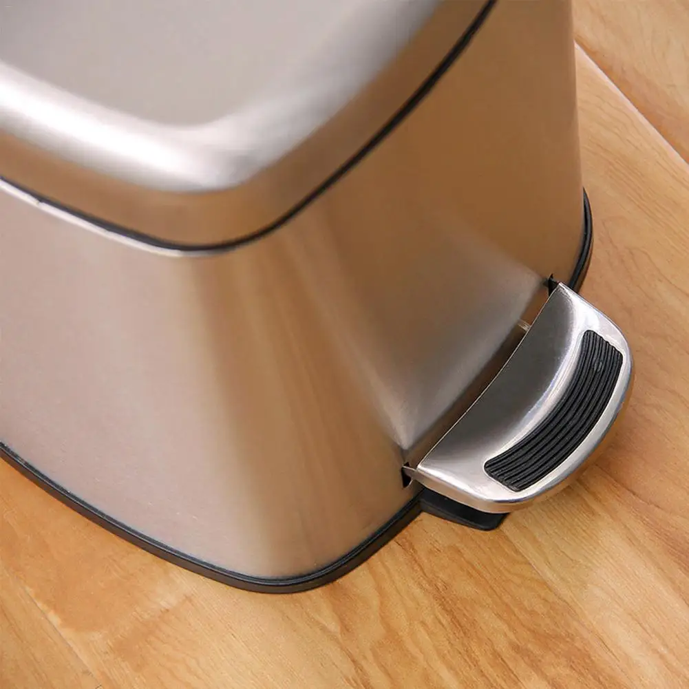 Кухонная мусорная корзина из нержавеющей стали для домашней зоны мусорное ведро
