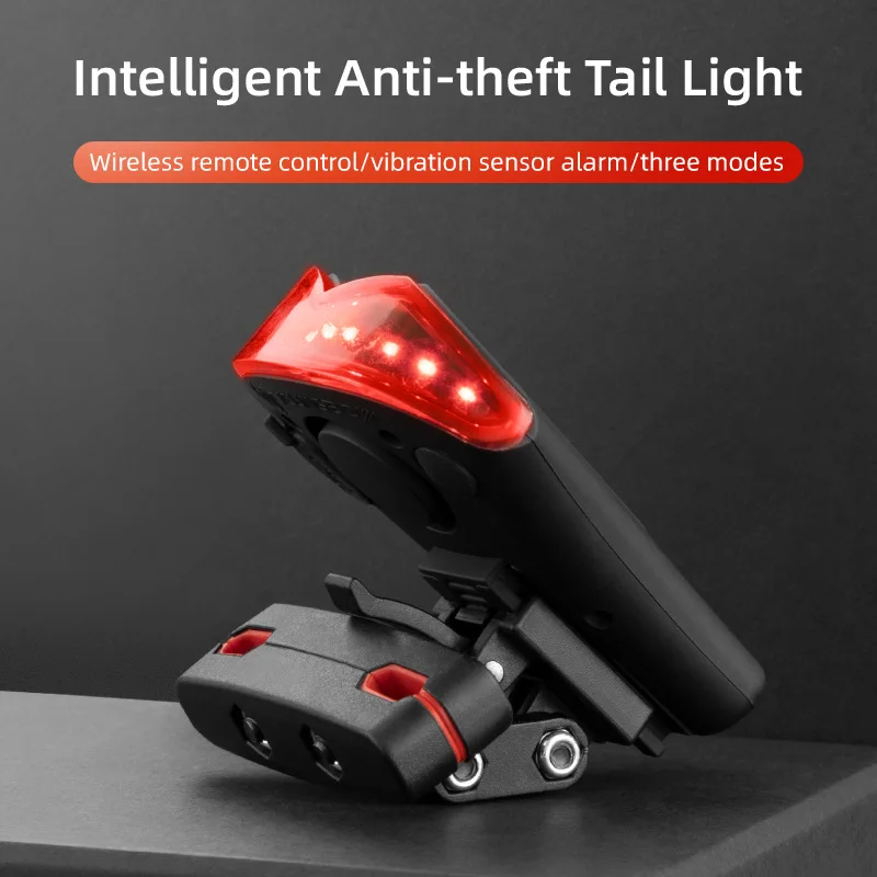 

Bicycle Taillight Alarm Wireless Remote Control Bike MTB Cycling LED Lamp Light High Quality Riding Warning LED Lights For Bike