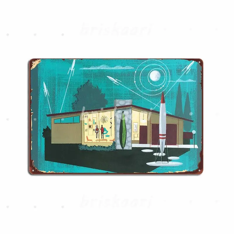 

Rocket дома металлические знаки вечерние Дизайн Клубные вечерние металлические дощечки Плакаты