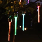Светодиодный подвесной светильник на солнечной батарее, яркая наружная садовая лампа, люстра, вечерние украшения для дерева