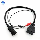 2021 профессиональный адаптер для Fiat с 3 контактами на 16 контактами OBDII OBD2 разъем Автомобильный Кабель obd 3 контакта диагностический Автомобильный Кабель