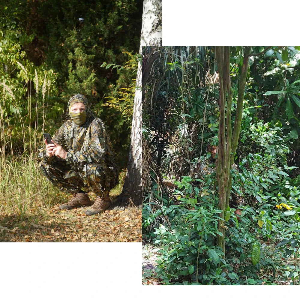 Большие мужские и детские охотничьи костюмы камуфляжная одежда 3D кленовые