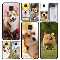 silicone cover corgi with short legs for xiaomi redmi note 10 10s 9 9c 9s pro max 9t 8t 8 7 6 5 pro 5a 4x 4 phone case