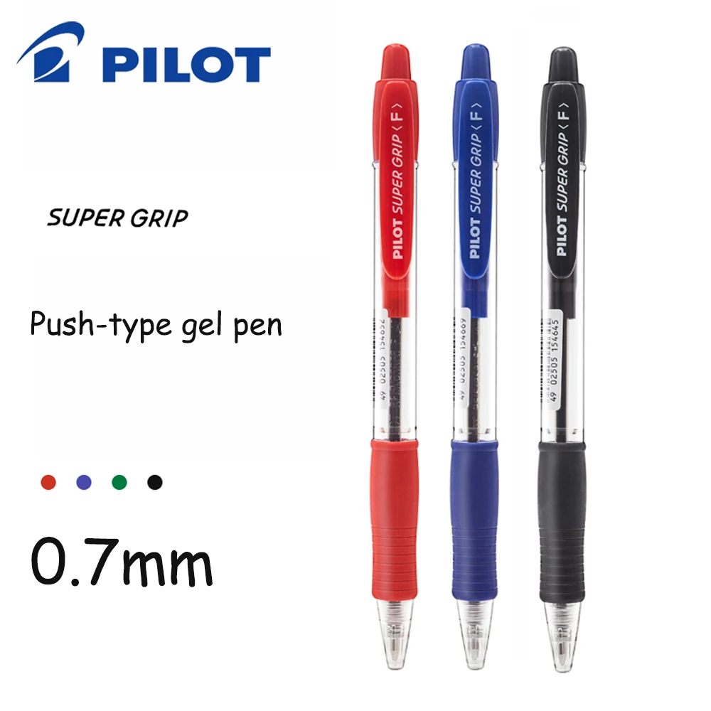 6 Pcs/Lot Wholesale Pilot Gel Pen 0.7MM JAPAN PILOT Super Click BPGP-10R-F office and school Ball point pen сейлор мун
