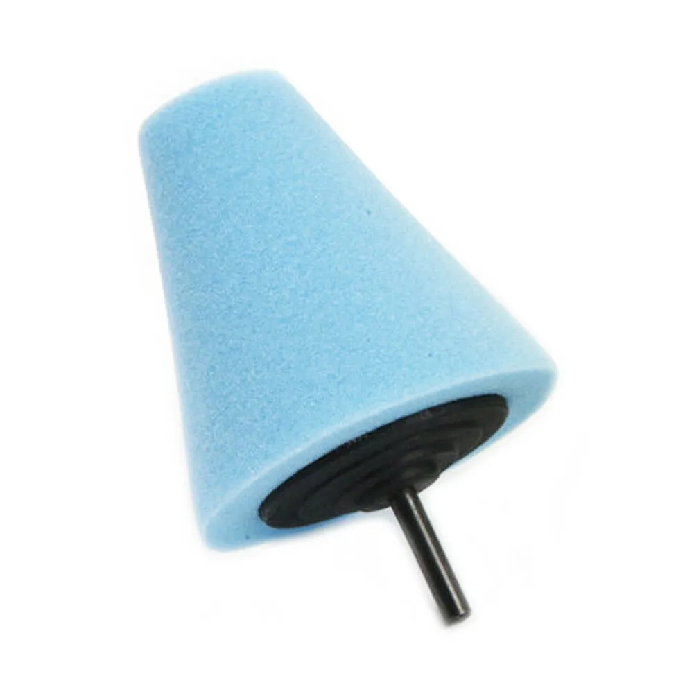 

Accessories Foam Polishing Cone Shaped Pads Automobile Wheel Hub Blue Cone For Car Polishing Shaped Brand New
