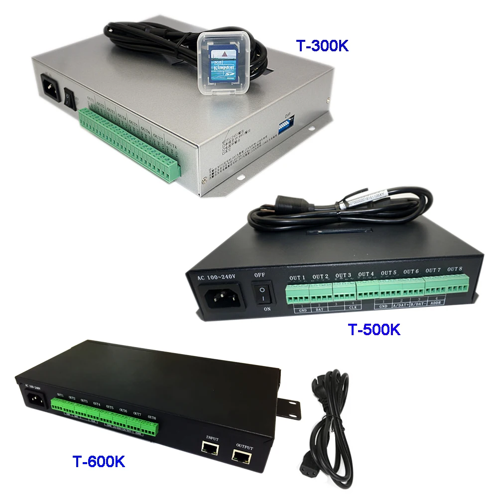 Светодиодная лента ws2811 ws2801 ws2812b полноцветный контроллер модуля пикселя SD карты