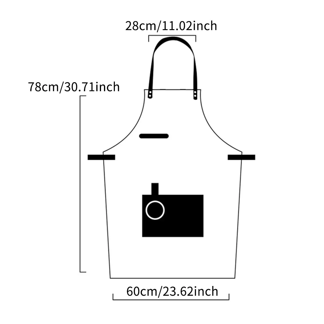 

Canvas Kitchen Apron for Woman Men Hairdresser Aprons Hairdressing Bibs Cafes Work Clothes Haircut Barber Wrap Salon Accessories