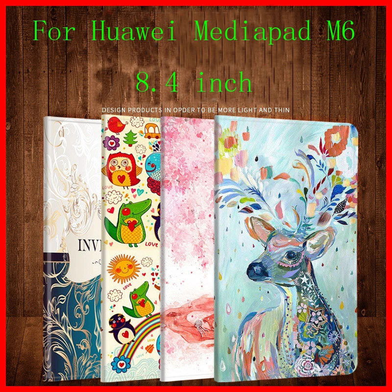 

Чехол-книжка из искусственной кожи для планшета Huawei MediaPad M6 8,4 дюйма