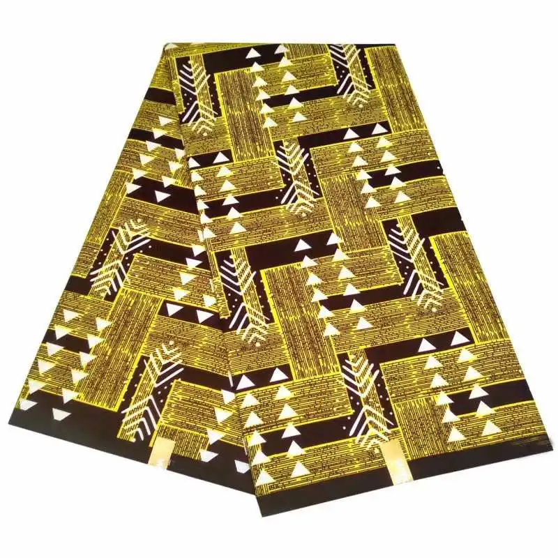 100% полиэстер ткань с африканскими восковыми принтами kente лидер продаж Нигерия