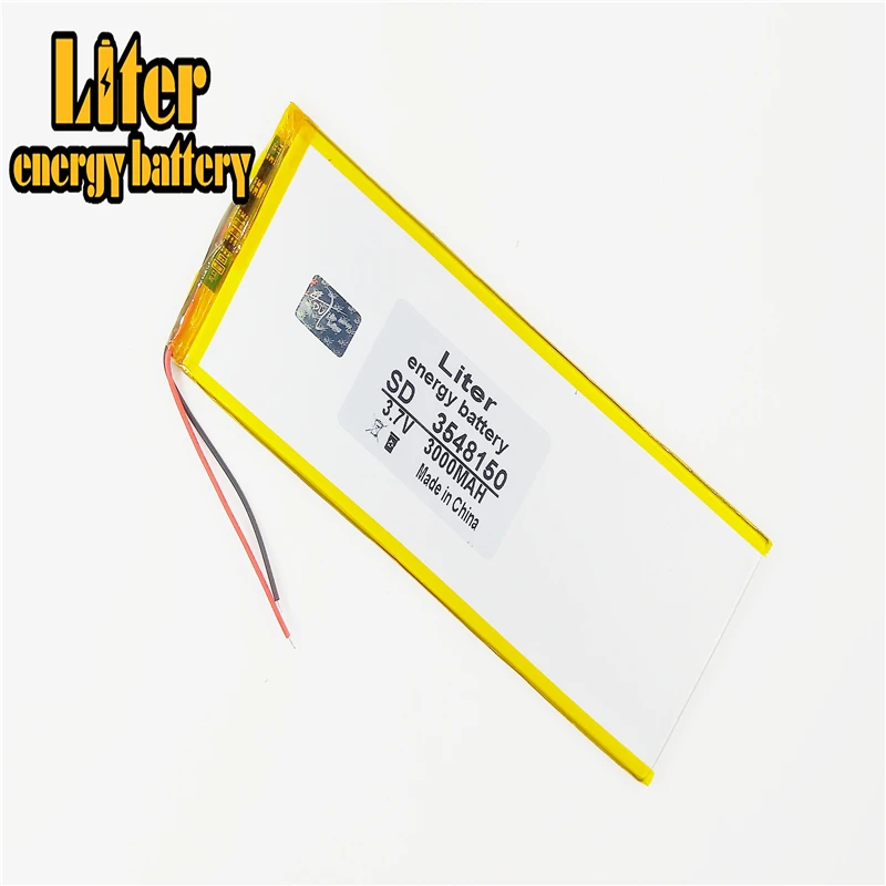 3 7 V 3000mAh литий-полимерный аккумулятор планшета 3548150 3550150 таблетка батареи