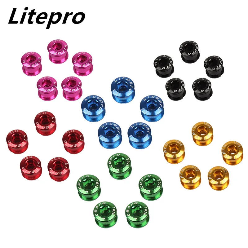 Litepro 5 шт./компл. велосипед диаметра окружности болтов (болты передняя Звездочка