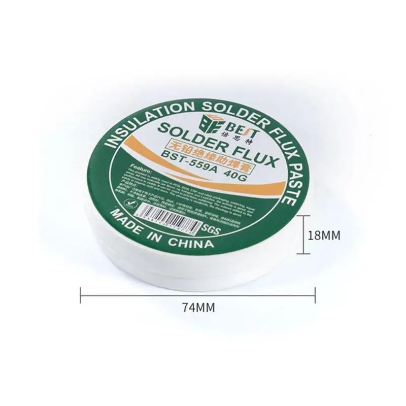 

BGA Soldering Oil Lead-free Insulation Environmental Protection SGS Certified Soldering Paste 40g Halogen-free Rosin Oil Flux