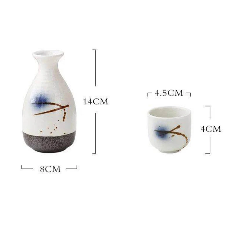 Высококачественные керамические s чаши для Саке кувшин Япония один горшок из