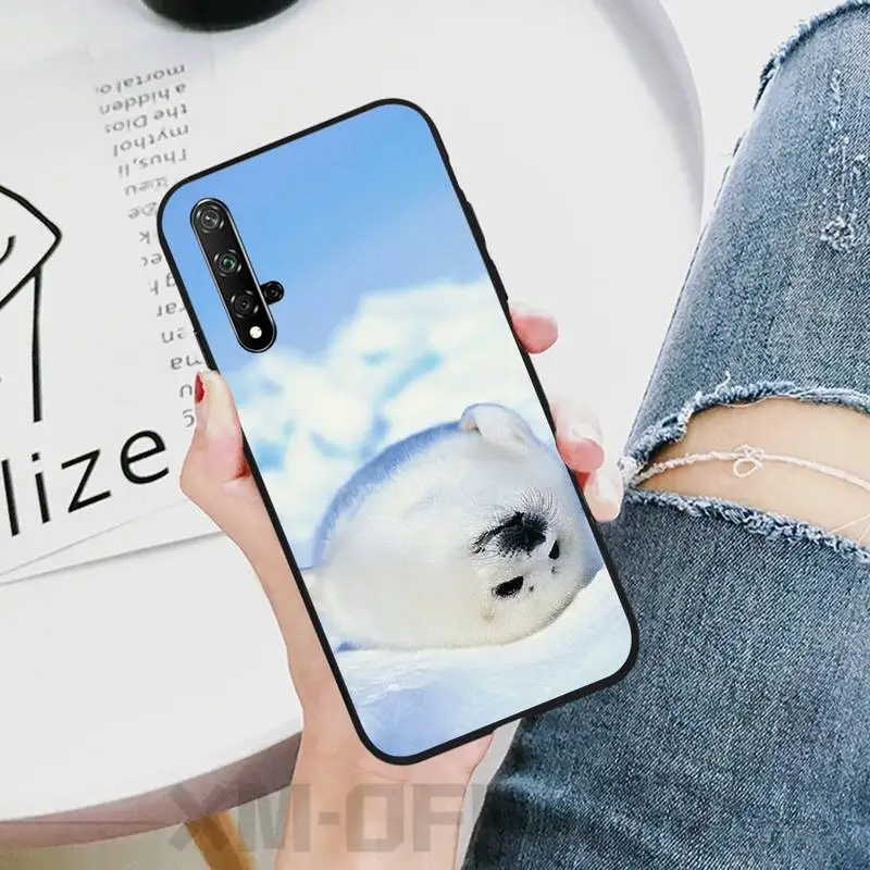 Чехол для телефона LJHYDFCNB белая печать черный мягкий чехол Honor 20 20lite View 7C 8C 7A 8A 10i 20i