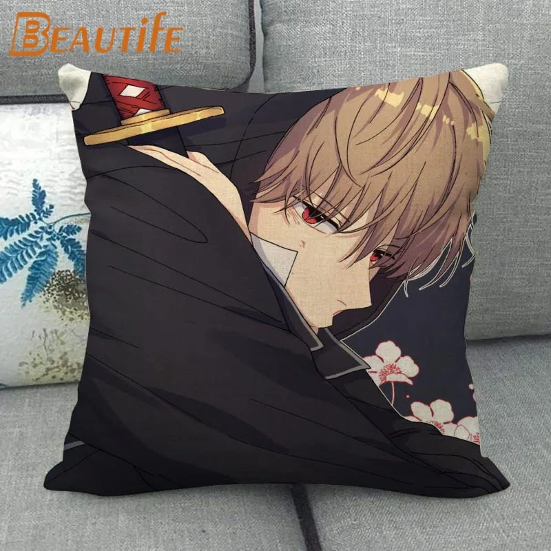 Пользовательский Gintama Okita Sougo чехол для подушки аниме Свадебная искусственная
