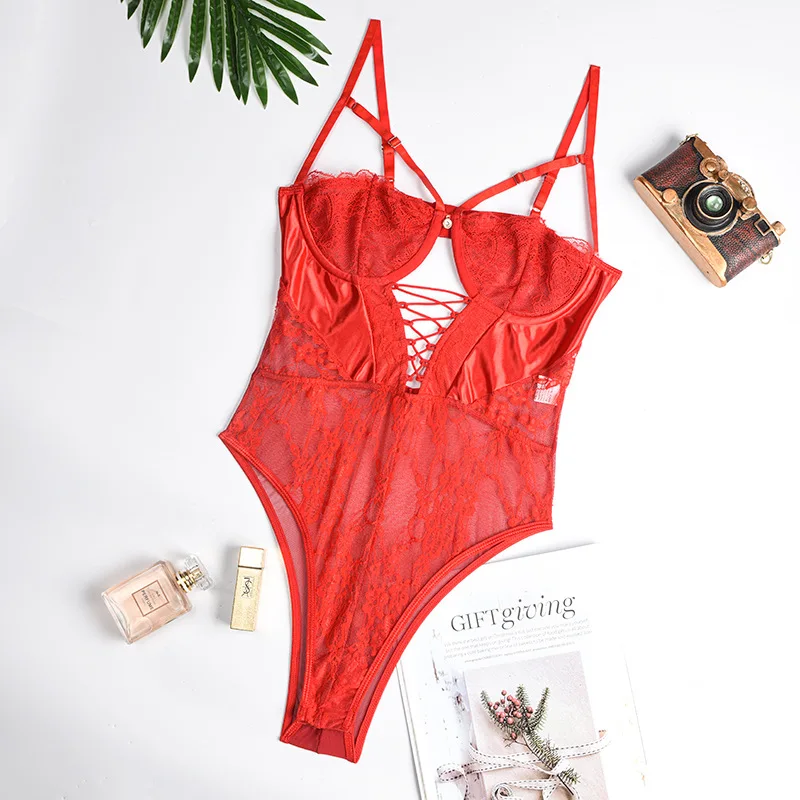 

Sexy Striped Mesh Bodysuit Women Black Bodysuits Lace Backless Body Romper Summer Tops Triangle Bodycon Overalls