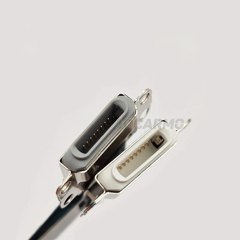 Aocarmo зарядный порт док-станция USB-разъем гибкий кабель фотосток белый/серый