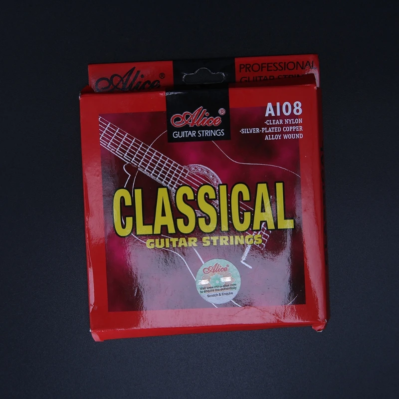 

Classical Guitar Strings Set 6-string Classic Guitar Clear Nylon Alice A108