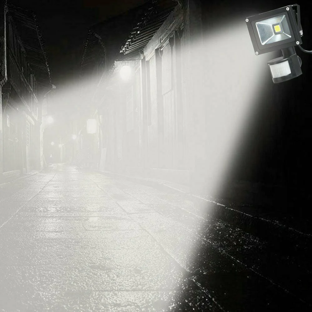 Светодиодный прожсветильник Тор с датчиком движения фонарь для наружной