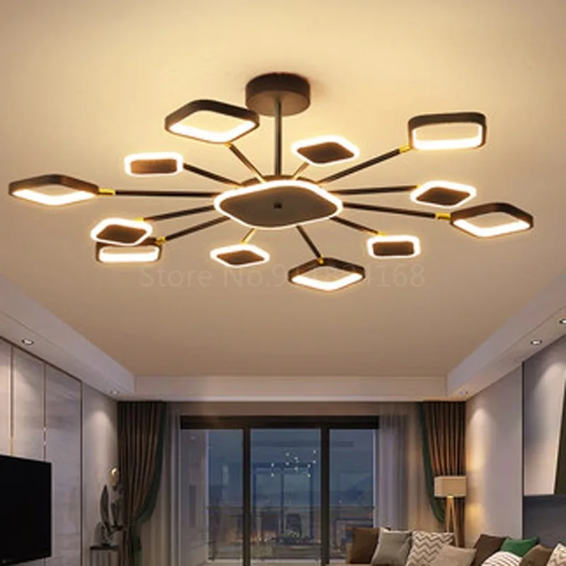 Современная гостиная светодиодный потолочный светильник DIY спальня люстра