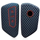 Держатель для ключа VW Golf 8 ID-4, силиконовый чехол для ключа Seat leon MK4 Cupra formentor, чехол для ключа для Skoda Octavia a8 4 MK8, пульт дистанционного управления