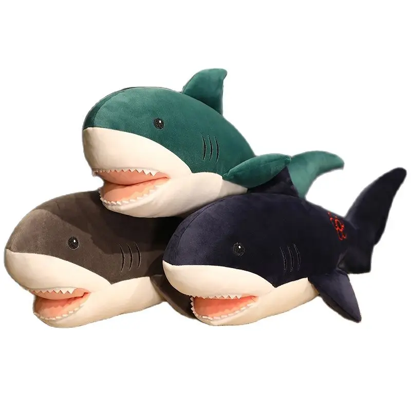 

Lovely New 50cm Soft Toy Plush Shark Stuffed Toys Cute Whale Hand Warmer Stuffed Animal Gift For Children